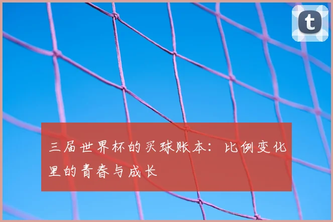 三届世界杯的买球账本：比例变化里的青春与成长